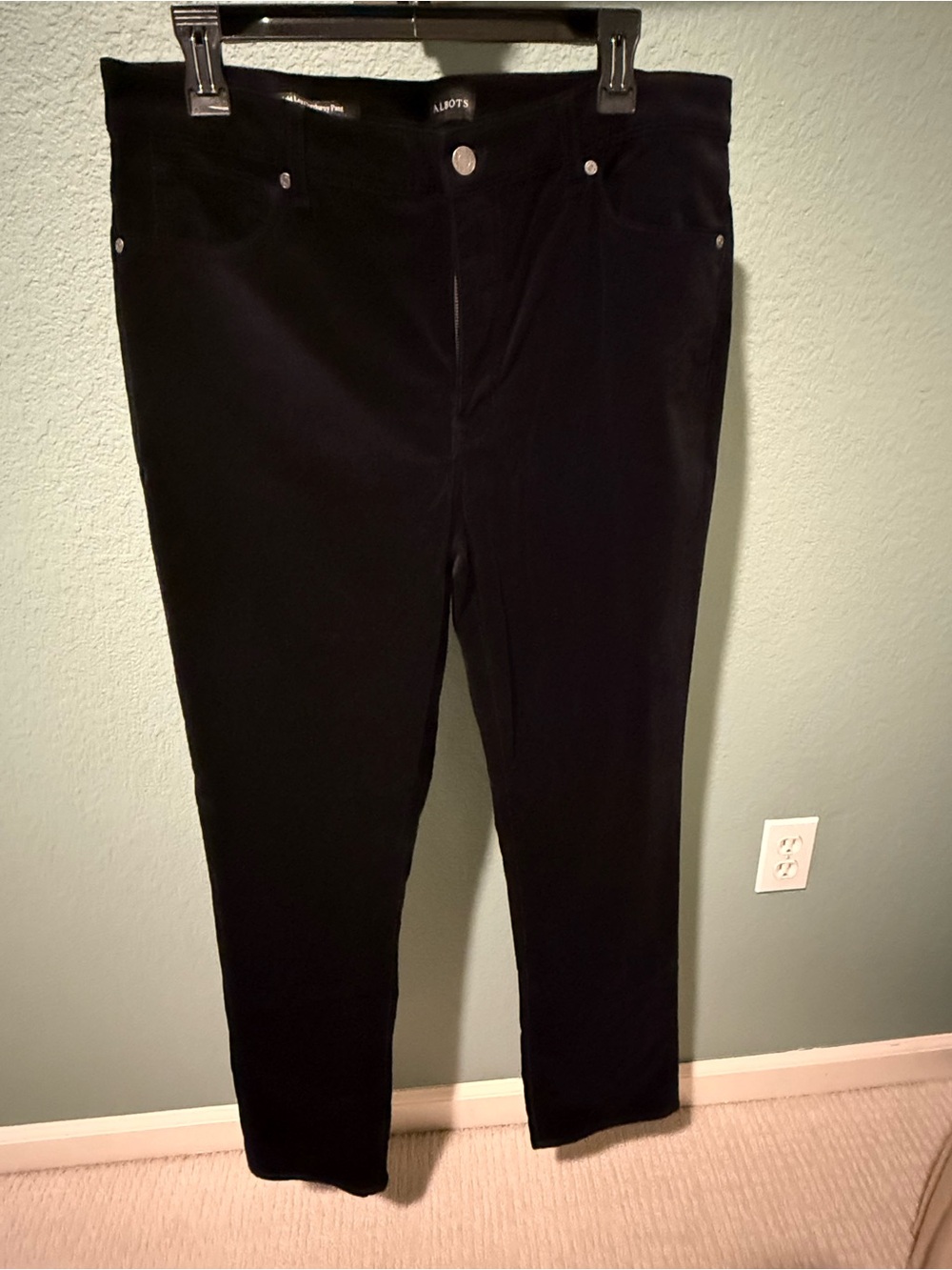 Talbots Women's Black Skinny Courdory